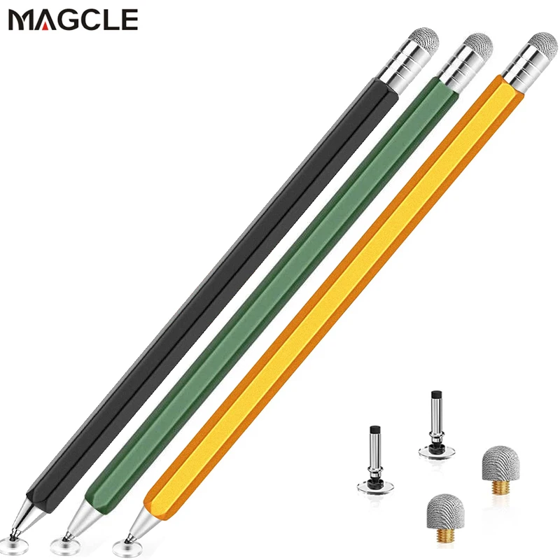 2 In 1 Universal Metal Rotating Stylus Pen Pencil for Apple Ipad Touch Pens for Android Table Phone Xiaomi Huawei Accessories
2 In 1 Universal Metal Rotating Stylus Pen Pencil for Apple Ipad Touch Pens for Android Table Phone Xiaomi Huawei Accessories