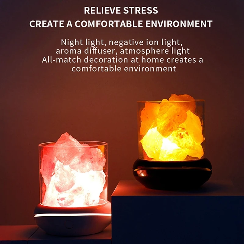 Aroma Diffuser Crystal Salt Stone Night Light Mist Humidifier USB Essential Oil Diffuser Humidifier For Car Home
Aroma Diffuser Crystal Salt Stone Night Light Mist Humidifier USB Essential Oil Diffuser Humidifier For Car Home