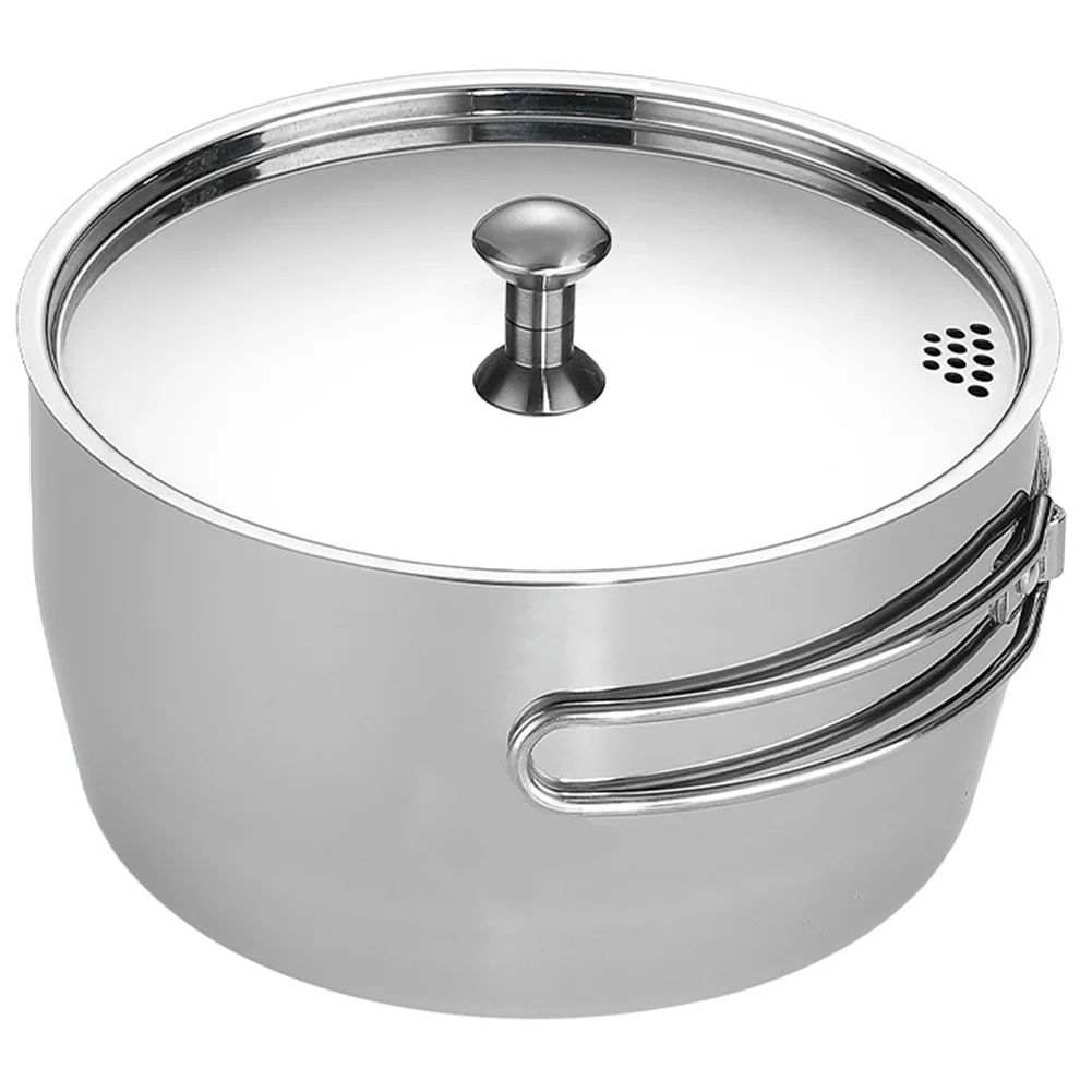 Premium Quality Camping Pot 2L Cookware with Folding Handle Three Layer Composite Steel Ideal for 2 3 Persons Picnic Cooking
Premium Quality Camping Pot 2L Cookware with Folding Handle Three Layer Composite Steel Ideal for 2 3 Persons Picnic Cooking