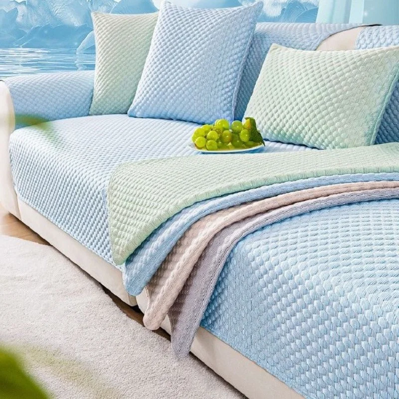 Summer Cool Sofa Cover Technology Ice Silk Sofa Cushion Simple Living Room Sofa Seat Cushion Non-Slip Sofa Cover Cloth Towel
Summer Cool Sofa Cover Technology Ice Silk Sofa Cushion Simple Living Room Sofa Seat Cushion Non-Slip Sofa Cover Cloth Towel