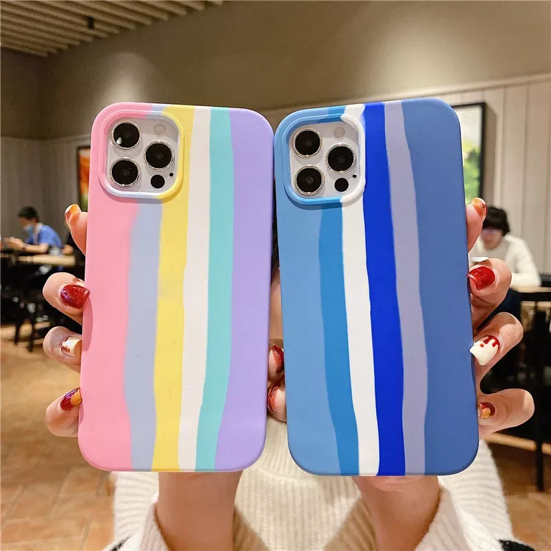 Rainbow Liquid Silicone Phone Case For iPhone 12 11 13 Pro Max XS X XR SE Cartoon Shockproof Cases On iPhone 11 12 13 Back Cover
Rainbow Liquid Silicone Phone Case For iPhone 12 11 13 Pro Max XS X XR SE Cartoon Shockproof Cases On iPhone 11 12 13 Back Cover