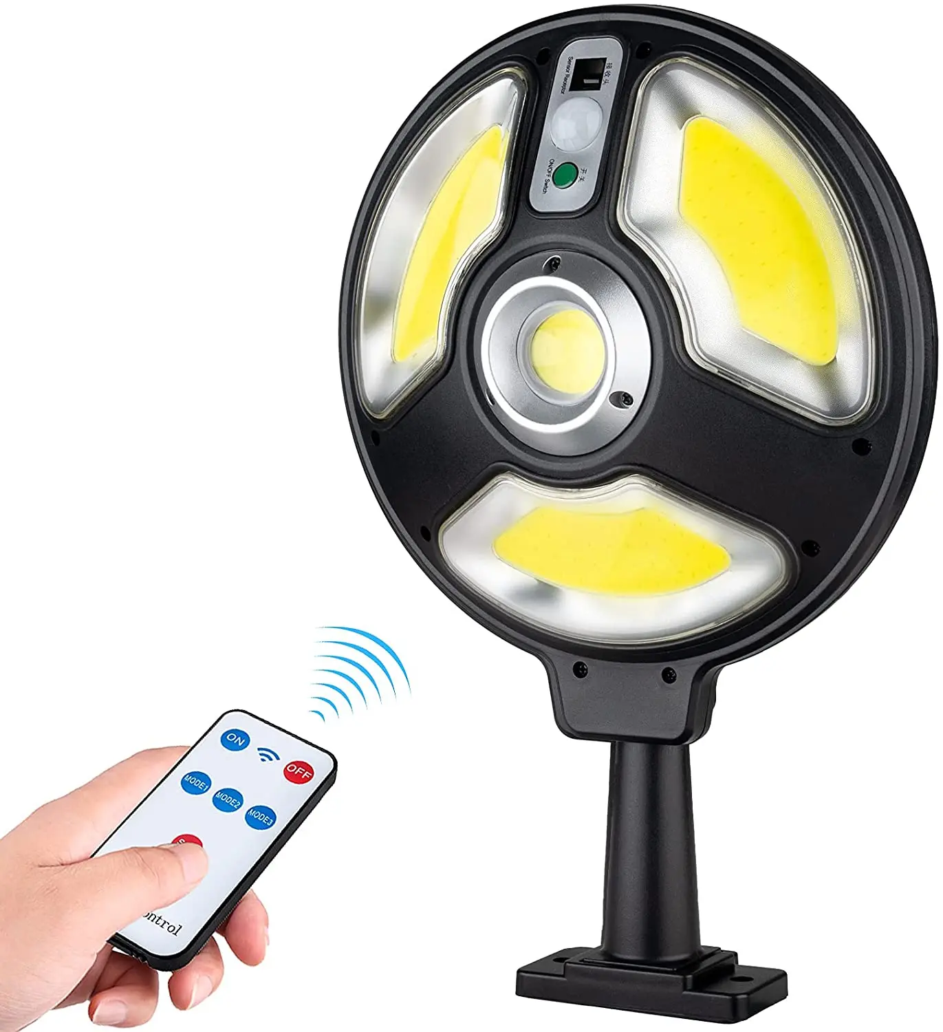 Solar 150 Cob LEDs Kumandalı Motion Sensor 3 Mode Big size Garden Lambası1 
Solar 150 Cob LEDs Kumandalı Motion Sensor 3 Mode Big size Garden Lambası1