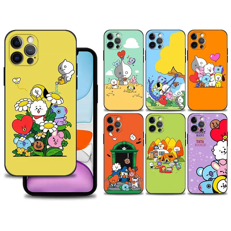 Phone Case For iPhone 13 12 11 Pro Max Mini X XR XS Max Coque 8 7 6 6s Plus 5 5S SE(2020) Fitted Fundas BT-BT21 Family
Phone Case For iPhone 13 12 11 Pro Max Mini X XR XS Max Coque 8 7 6 6s Plus 5 5S SE(2020) Fitted Fundas BT-BT21 Family