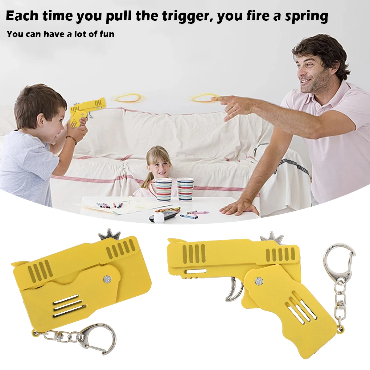 Игрушка с резиновой лентой, мини металлическая складная резиновая пусковая установка, игрушечные пистолеты с брелоком для стрельбы, игр на ...
Игрушка с резиновой лентой, мини металлическая складная резиновая пусковая установка, игрушечные пистолеты с брелоком для стрельбы, игр на ...