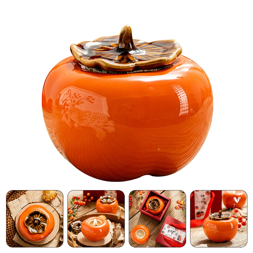 Candles Canister Tea Jar Ceramic Scented Persimmon Aromatherapy Gifts Kitchen Sweet Candle Maid Food Decorative Honor Fruit Hand
Candles Canister Tea Jar Ceramic Scented Persimmon Aromatherapy Gifts Kitchen Sweet Candle Maid Food Decorative Honor Fruit Hand