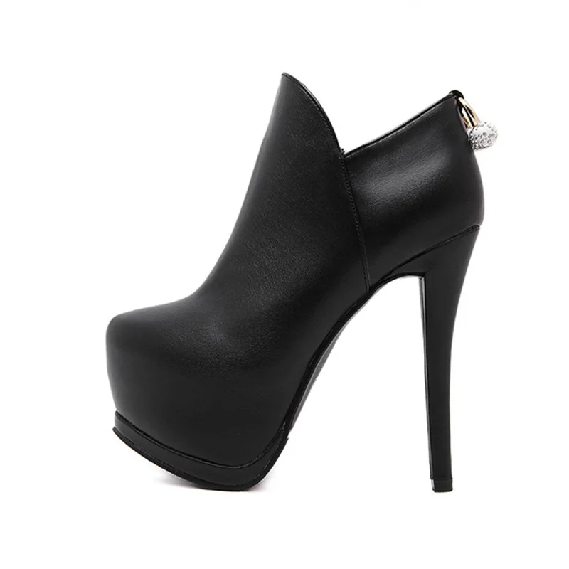

Женская обувь, ботинки мартинсы, сапоги на очень высоком каблуке 14 см, пикантные Ночные ботинки на шпильке, модель для подиума, зима 2021