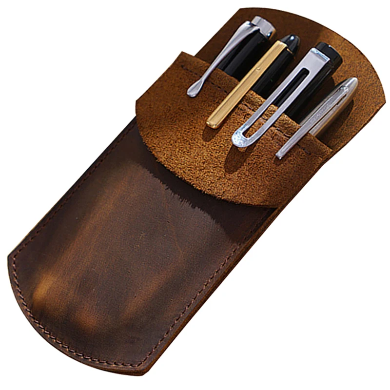 Handmade Genuine Leather Pen Holder Pencilcase Cowhide Storage Bag for Writing Materials Stationery School Office Supplies Gift
Handmade Genuine Leather Pen Holder Pencilcase Cowhide Storage Bag for Writing Materials Stationery School Office Supplies Gift