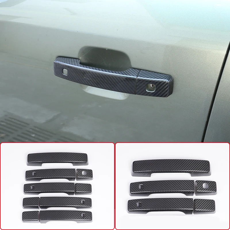 Real Carbon Fiber Car Door Handle Covers Trim Sticker For Land Rover Defender 90 110 2020-2021 Auto Exterior Parts
Real Carbon Fiber Car Door Handle Covers Trim Sticker For Land Rover Defender 90 110 2020-2021 Auto Exterior Parts