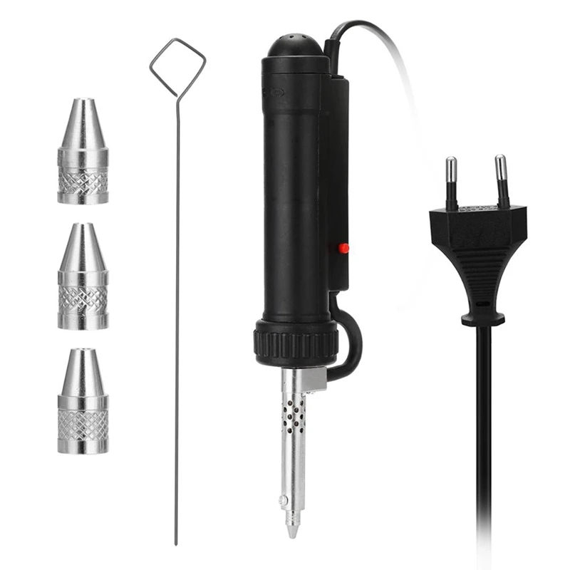 Desoldering Machine ADT03 Automatic Portable Electric Solder Tin Sucker Vacuum Soldering Remove Pump(Black) EU Plug
Desoldering Machine ADT03 Automatic Portable Electric Solder Tin Sucker Vacuum Soldering Remove Pump(Black) EU Plug