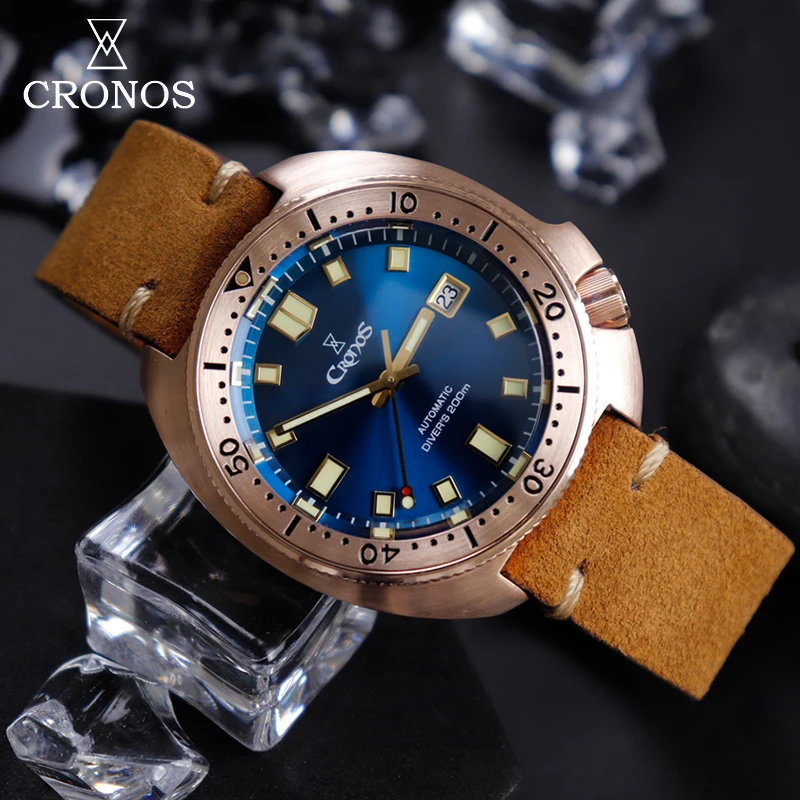 Мужские механические часы Cronos CUSN8 Abalone с бронзовым погружением C3, светящиеся водонепроницаемые часы 200 м с кожаным ремешком и сапфировым стеклом
Мужские механические часы Cronos CUSN8 Abalone с бронзовым погружением C3, светящиеся водонепроницаемые часы 200 м с кожаным ремешком и сапфировым стеклом