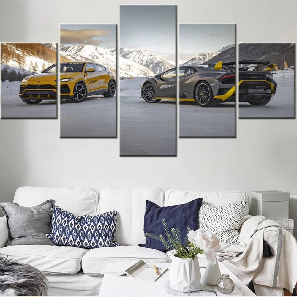 5Pieces Canvas Art Poster Super Cool Lamborghini-Huracan EVO Car Wallpaper Living Room Wall Picture Print Bedroom Home Decor
5Pieces Canvas Art Poster Super Cool Lamborghini-Huracan EVO Car Wallpaper Living Room Wall Picture Print Bedroom Home Decor