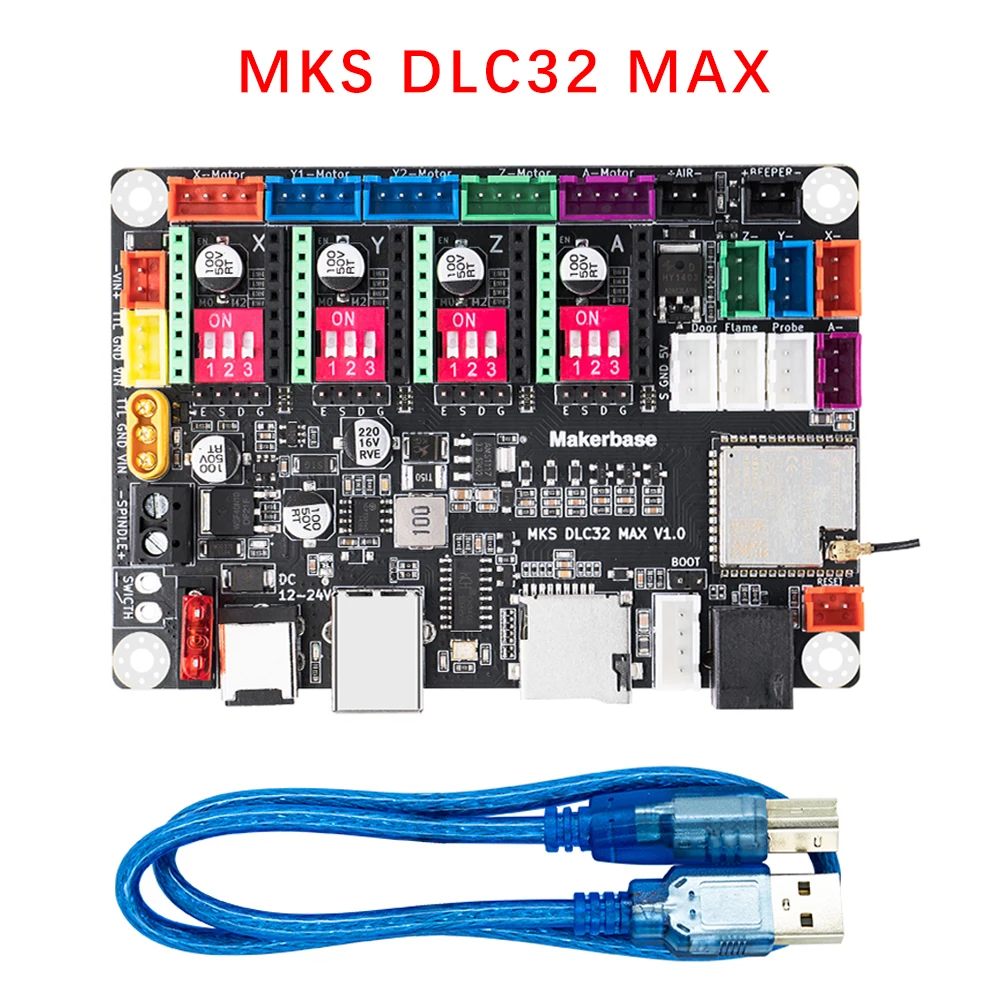 Makerbase MKS DLC32 MAX Материнская плата Лазерный гравировальный станок 4-осевой контроллер для деталей гравера по дереву с ЧПУ Плата обновления
Makerbase MKS DLC32 MAX Материнская плата Лазерный гравировальный станок 4-осевой контроллер для деталей гравера по дереву с ЧПУ Плата обновления