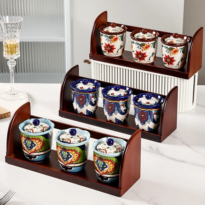 Tea Jar Crisper Food Grade Dried Fruit Moisture-Proof Seasoning Containers Ceramic Sealed Can Small Size Snack Jar
Tea Jar Crisper Food Grade Dried Fruit Moisture-Proof Seasoning Containers Ceramic Sealed Can Small Size Snack Jar