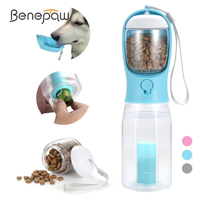 Портативная бутылка для воды с питанием от собаки Benepaw 3-в-1 со встроенным фильтром, герметичный дозатор питьевой воды для щенков и домашних животных
Портативная бутылка для воды с питанием от собаки Benepaw 3-в-1 со встроенным фильтром, герметичный дозатор питьевой воды для щенков и домашних животных
