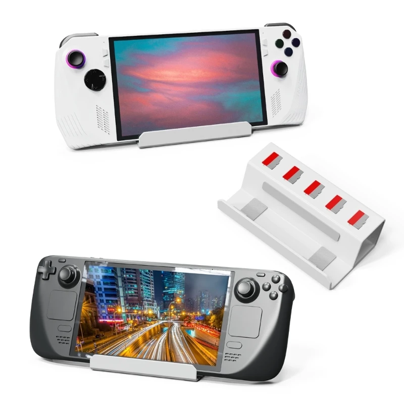 Aluminum Alloy Game Console Stand with 5 Card Slots Game Console Bracket Lightweight & Durable Gaming Accessory Durable
Aluminum Alloy Game Console Stand with 5 Card Slots Game Console Bracket Lightweight & Durable Gaming Accessory Durable