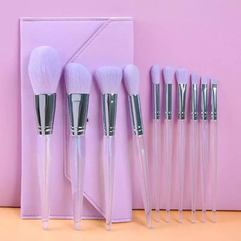 NEW2023 10PCS Makeup Brushes Set Purple Brushes Foundation&Powder&Blush Fiber Makeup Brushes Beauty Tools Face Lip Eyesh 
NEW2023 10PCS Makeup Brushes Set Purple Brushes Foundation&Powder&Blush Fiber Makeup Brushes Beauty Tools Face Lip Eyesh