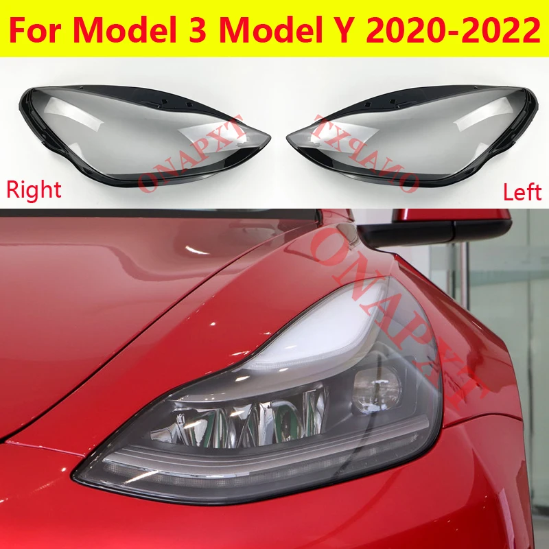 Car Light Caps Lampshade Front Headlight Cover Glass Lens Shell Transparent Cover For Tesla Model 3 Model Y 2020-2022
Car Light Caps Lampshade Front Headlight Cover Glass Lens Shell Transparent Cover For Tesla Model 3 Model Y 2020-2022