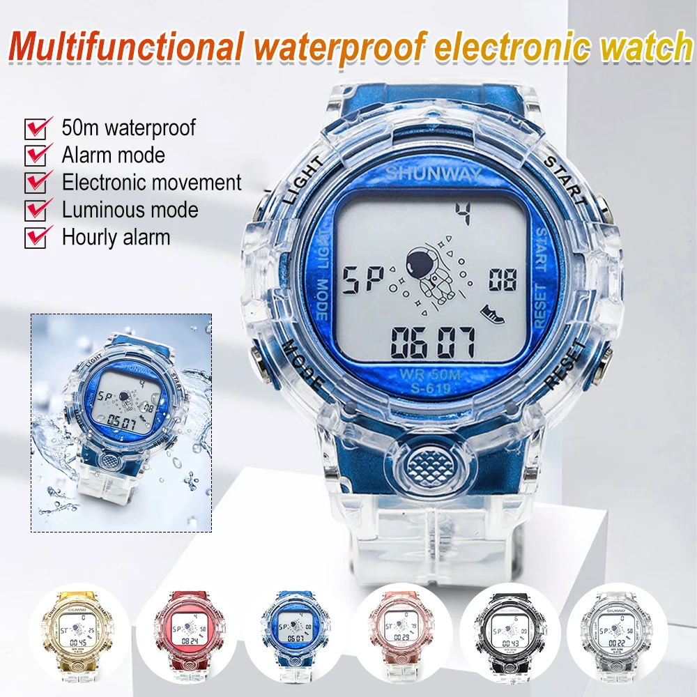 Astronaut Large Square Screen LED Digital Watch for Women Sports Brand Waterproof Chronograph Digital Men Watches Reloj Hombre
Astronaut Large Square Screen LED Digital Watch for Women Sports Brand Waterproof Chronograph Digital Men Watches Reloj Hombre