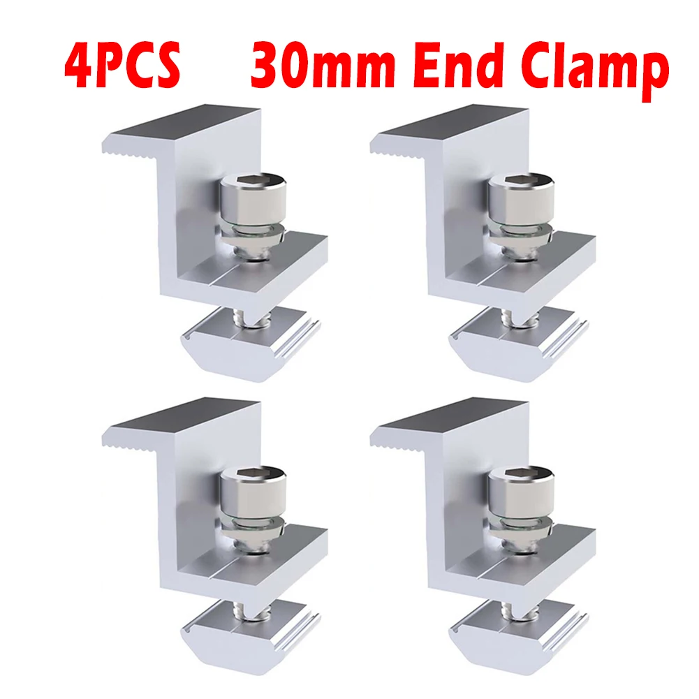 2/4 Set Solar Panel Adjustable Bracket Clamp Wide Photovoltaic Support Solar Module Mounting Aluminium Profile 30mm 35mm
2/4 Set Solar Panel Adjustable Bracket Clamp Wide Photovoltaic Support Solar Module Mounting Aluminium Profile 30mm 35mm