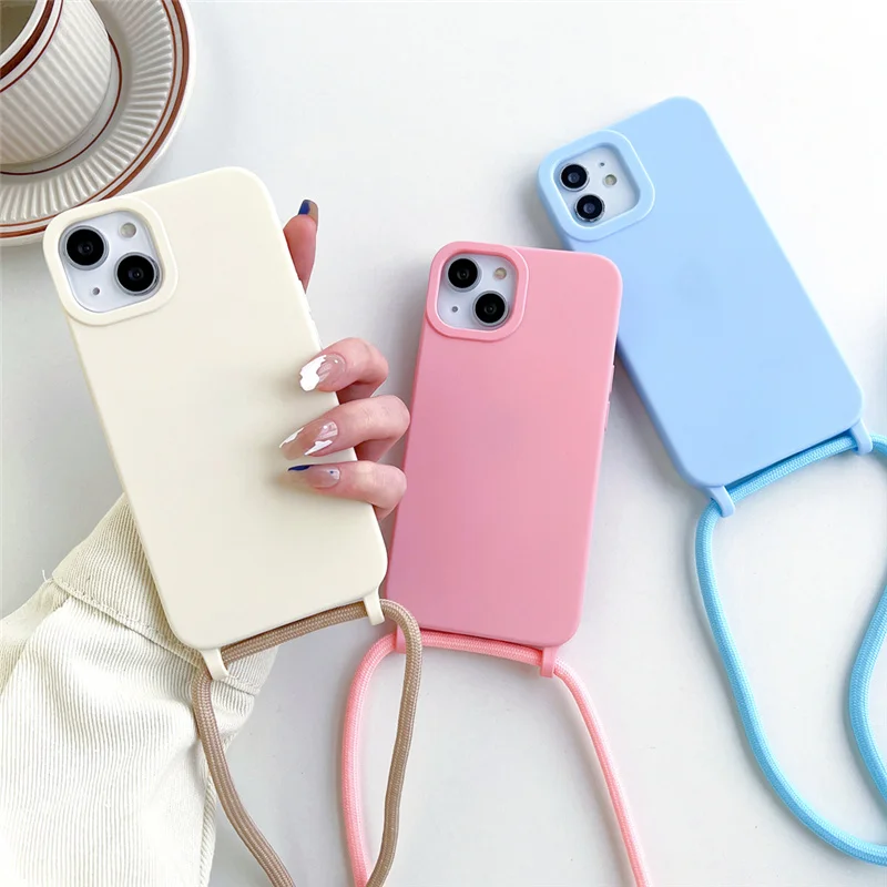 Candy Color Crossbody Strap Lanyard Case for iPhone 13 Pro Max 11 12 XR X XS MAX Silicone Matte Phone Bag Cover 7 8 Plus SE
Candy Color Crossbody Strap Lanyard Case for iPhone 13 Pro Max 11 12 XR X XS MAX Silicone Matte Phone Bag Cover 7 8 Plus SE