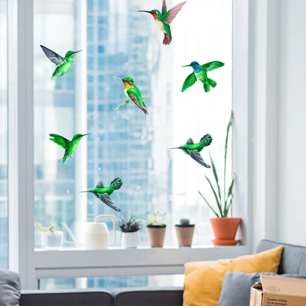 1/6Pcs Lovely Bird Pattern Stickers Kawaii Hummingbird Glass Window Film DIY Beautiful Electrostatic Removable Fridge Decals
1/6Pcs Lovely Bird Pattern Stickers Kawaii Hummingbird Glass Window Film DIY Beautiful Electrostatic Removable Fridge Decals