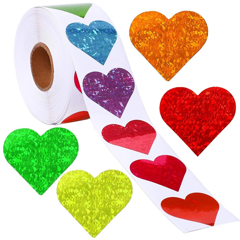 1Pcs 500 Stickers Per Roll Colorful Heart-Shaped Gift Label Stickers Birthday Party Valentine's Day Gift Decoration Stickers
1Pcs 500 Stickers Per Roll Colorful Heart-Shaped Gift Label Stickers Birthday Party Valentine's Day Gift Decoration Stickers