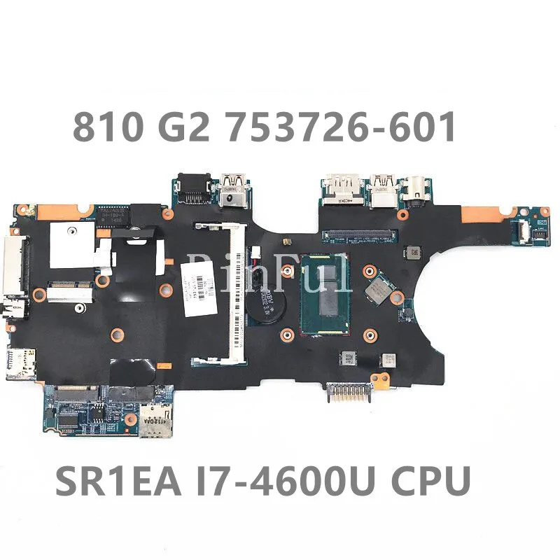 753726-601 753726-501 753726-001 Mainboard For EliteBook 810 G2 Laptop Motherboard With SR1EA I7-4600U CPU 100% Full Tested Good
753726-601 753726-501 753726-001 Mainboard For EliteBook 810 G2 Laptop Motherboard With SR1EA I7-4600U CPU 100% Full Tested Good