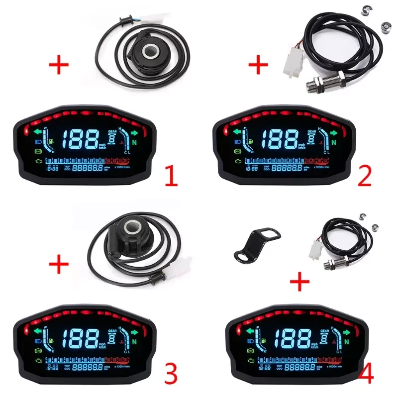 DC 8-12V Universal Waterproof Motorcycle LCD Speedometer Digital Backlight Odometer For H-onda
DC 8-12V Universal Waterproof Motorcycle LCD Speedometer Digital Backlight Odometer For H-onda