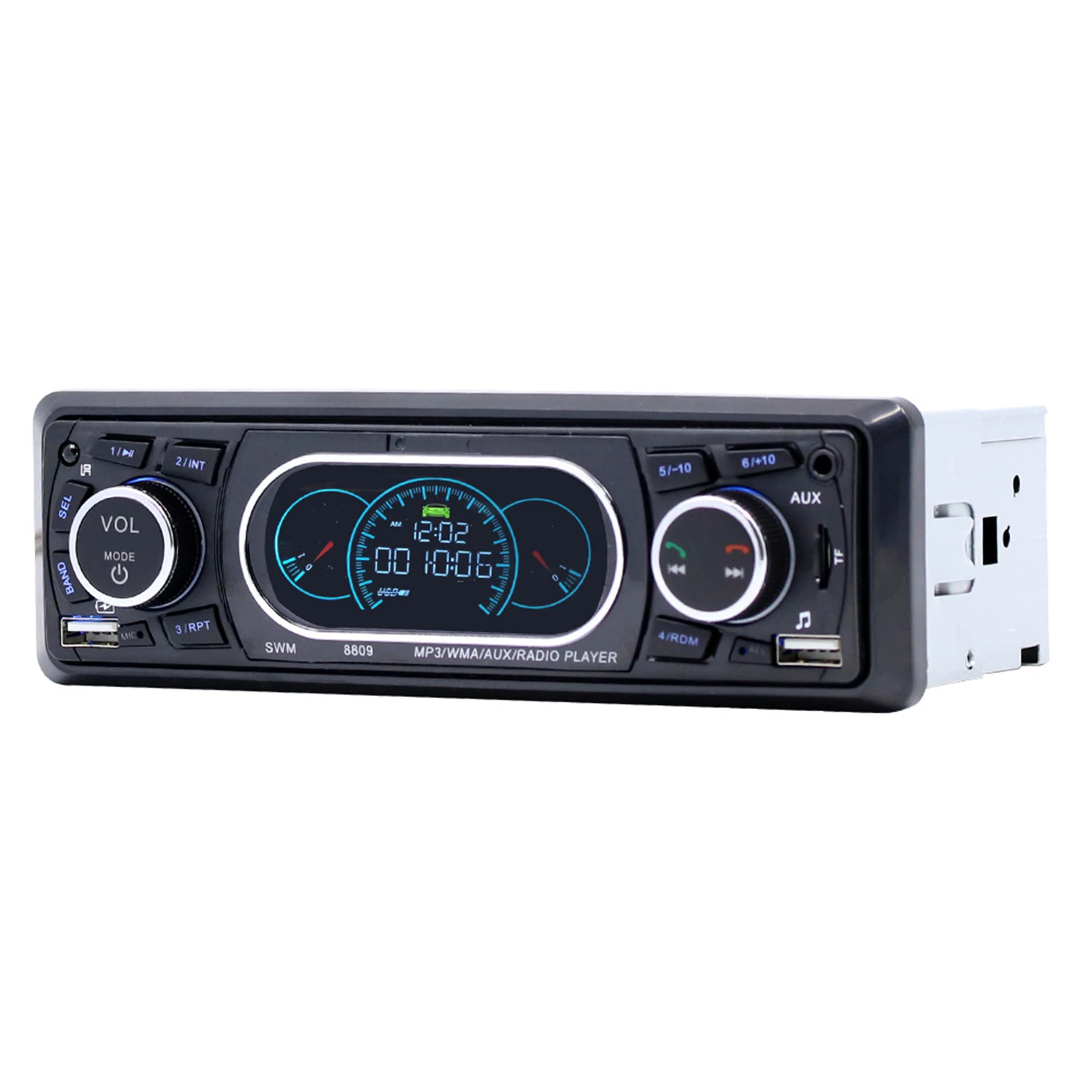 Многофункциональный FM-трансмиттер с Bluetooth, Автомобильный MP3-плеер, быстрая зарядка через два USB, беспроводной радиоприемник, аудио адаптер
Многофункциональный FM-трансмиттер с Bluetooth, Автомобильный MP3-плеер, быстрая зарядка через два USB, беспроводной радиоприемник, аудио адаптер