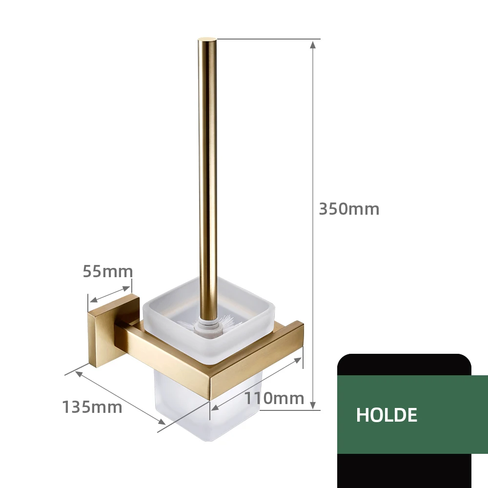 Набор аксессуаров для ванной Smesiteli из нержавеющей стали матовый золото 
Набор аксессуаров для ванной Smesiteli из нержавеющей стали матовый золото