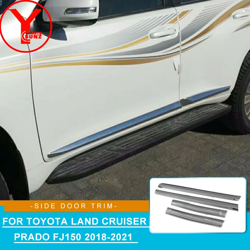 ABS Side Door Trim Cover For Toyota Land cruiser Prado fj150 LC150 2018 2019 2020 2021 Car Styling Accessories Car Body Cladding
ABS Side Door Trim Cover For Toyota Land cruiser Prado fj150 LC150 2018 2019 2020 2021 Car Styling Accessories Car Body Cladding