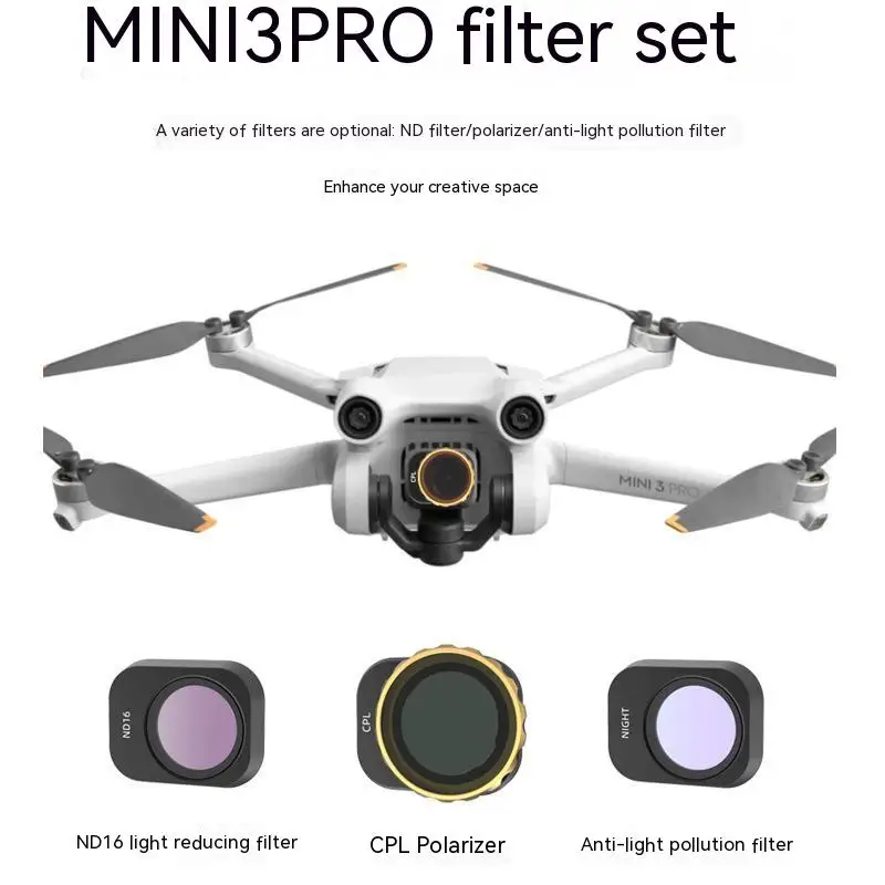 

For DJI mavic Mini 3Pro accessory camera filter ND dimming adjustable CPL polarizer