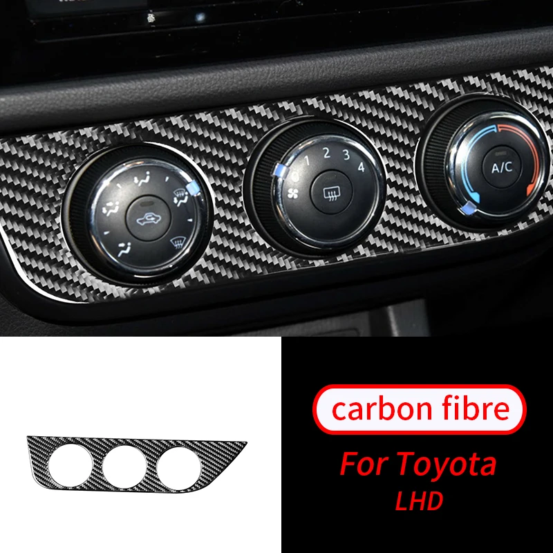 For Toyota Corolla 14-18 Real Carbon Fiber AC Switch Panel Interior Sticker Trim Car Interior Accessories Car Interior Supplies
For Toyota Corolla 14-18 Real Carbon Fiber AC Switch Panel Interior Sticker Trim Car Interior Accessories Car Interior Supplies