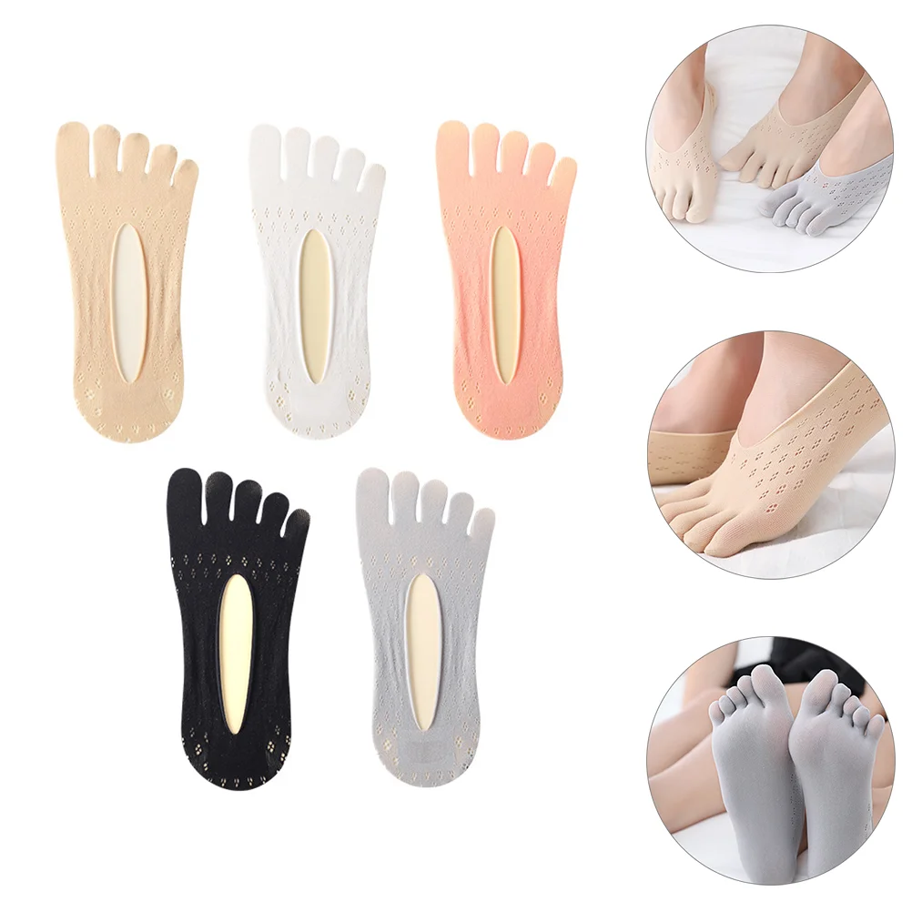 5 Pairs Breathable Five Toe Invisible Socks Low Cut Socks for Woman Girls Summer
5 Pairs Breathable Five Toe Invisible Socks Low Cut Socks for Woman Girls Summer
