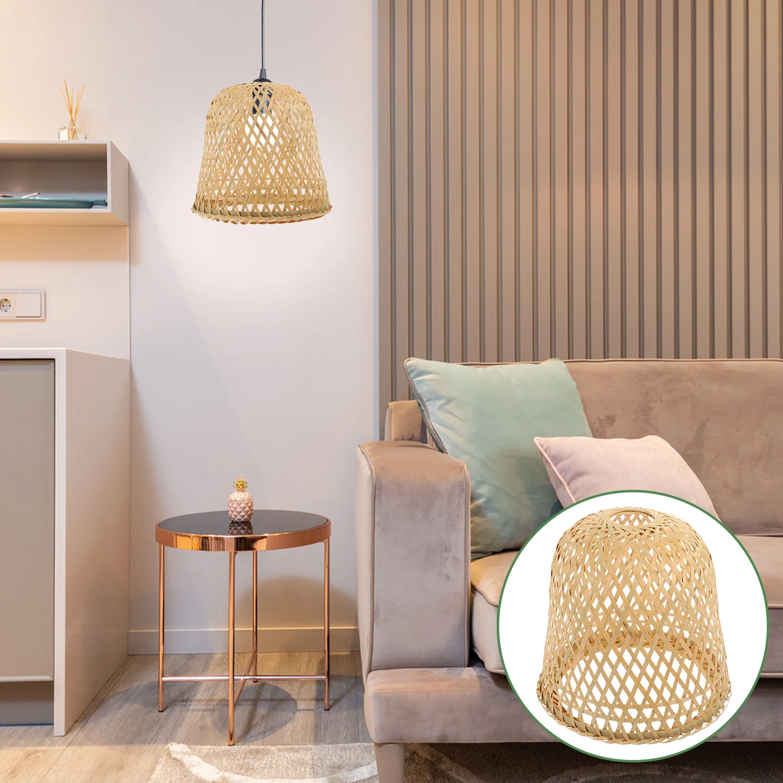 Bamboo Lampshade Decorative Pendant Seagrass Lamp Shade Replacement Hanging Ceiling Table Floor
Bamboo Lampshade Decorative Pendant Seagrass Lamp Shade Replacement Hanging Ceiling Table Floor