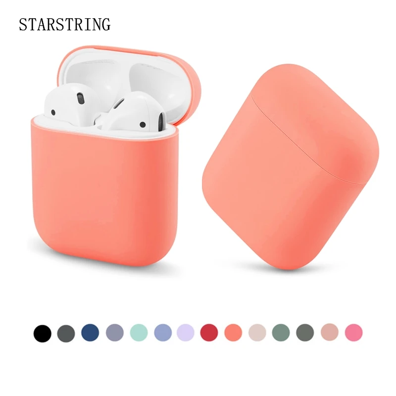 Мягкий силиконовый чехол для Apple Airpods 1/2, защитный чехол для беспроводных Bluetooth наушников Air Pods, чехол для зарядки airpod
Мягкий силиконовый чехол для Apple Airpods 1/2, защитный чехол для беспроводных Bluetooth наушников Air Pods, чехол для зарядки airpod