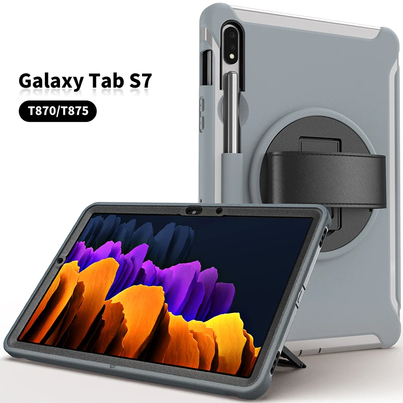 Three Layer Protection Durable Cover with Wrist Strap for Samsung Galaxy Tab S7 T875 T870 S8 X700 X706 Kids Silicone Case
Three Layer Protection Durable Cover with Wrist Strap for Samsung Galaxy Tab S7 T875 T870 S8 X700 X706 Kids Silicone Case