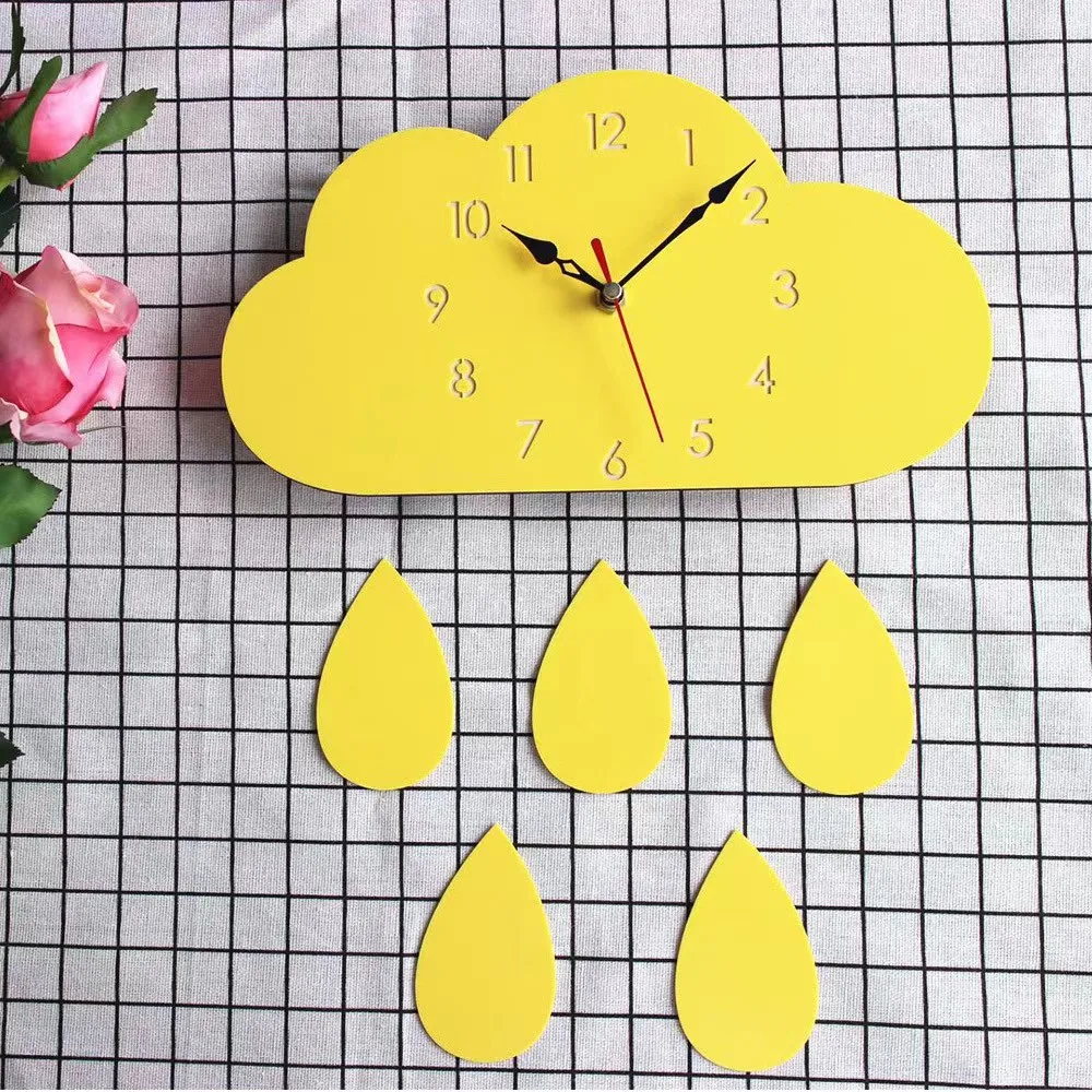 New Yunduo Home Cartoon Kindergarten Creative Wall Clock Bedroom Living Room Decoration Acrylic Children's Clock
New Yunduo Home Cartoon Kindergarten Creative Wall Clock Bedroom Living Room Decoration Acrylic Children's Clock