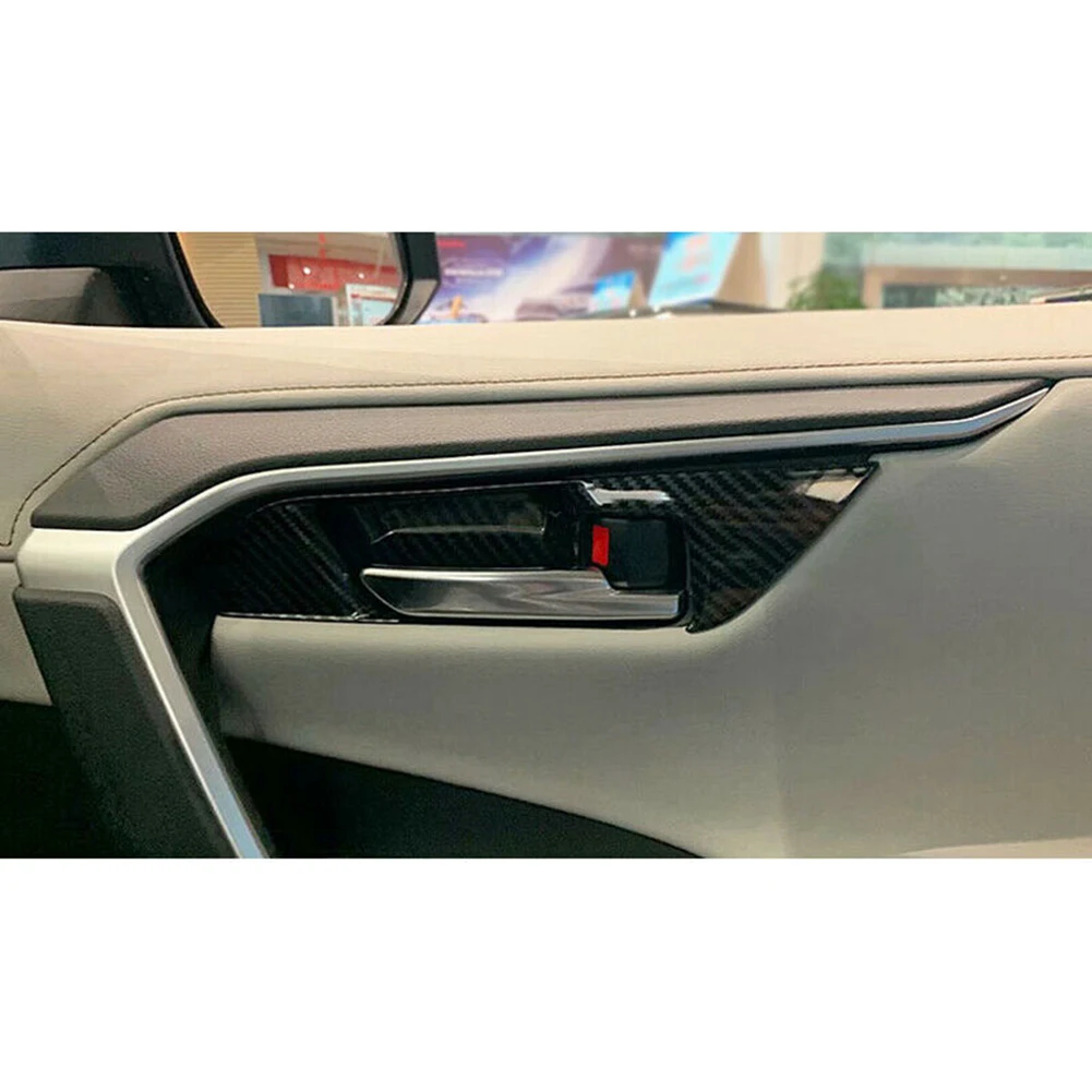 5X For RAV4 Frame Cover Trim Handle Car Interior-Door Carbon Fiber Correct Connector Direct Installation Durable
5X For RAV4 Frame Cover Trim Handle Car Interior-Door Carbon Fiber Correct Connector Direct Installation Durable