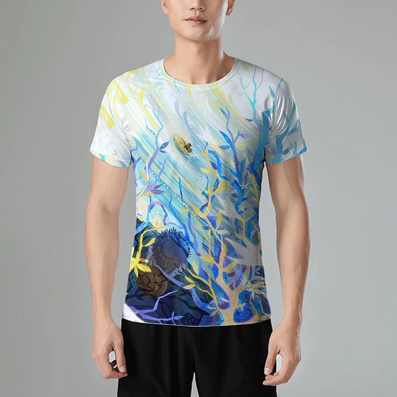 Мужская Уличная футболка с коротким рукавом, Свободный Повседневный Топ с круглым вырезом и принтом растений, модный тренд, лето
Мужская Уличная футболка с коротким рукавом, Свободный Повседневный Топ с круглым вырезом и принтом растений, модный тренд, лето