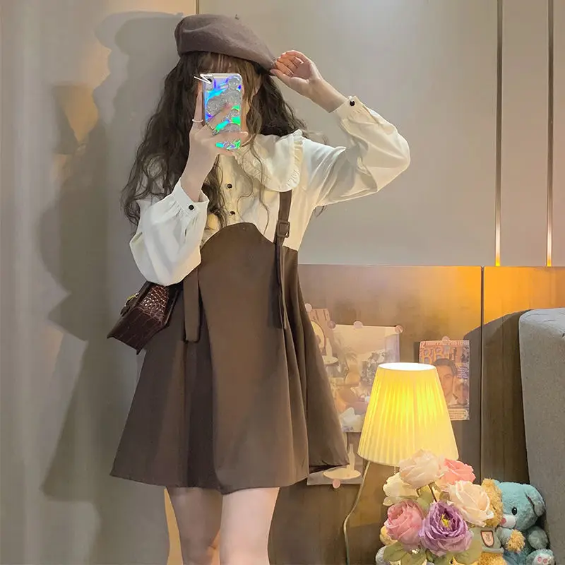 2023 Autumn Vestidos Fashion Korean Dresses Women Patchwork Irregular Dress Temperament Robe Femme Streetwear Mini Dress
2023 Autumn Vestidos Fashion Korean Dresses Women Patchwork Irregular Dress Temperament Robe Femme Streetwear Mini Dress