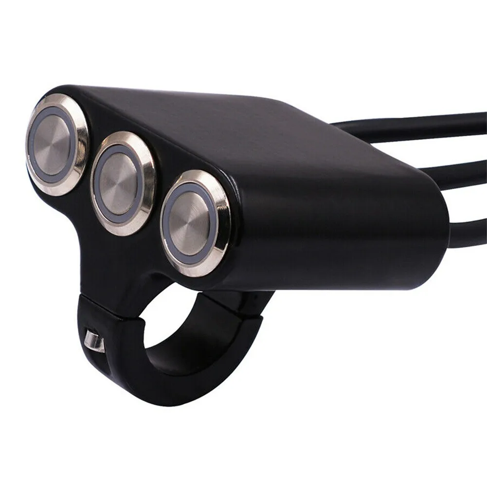 7/8in Aluminum Alloy Motorcycle Handlebar Headlight Switch Three-position Waterproof Switch 12V Fog Spotlight Retro Switch
7/8in Aluminum Alloy Motorcycle Handlebar Headlight Switch Three-position Waterproof Switch 12V Fog Spotlight Retro Switch
