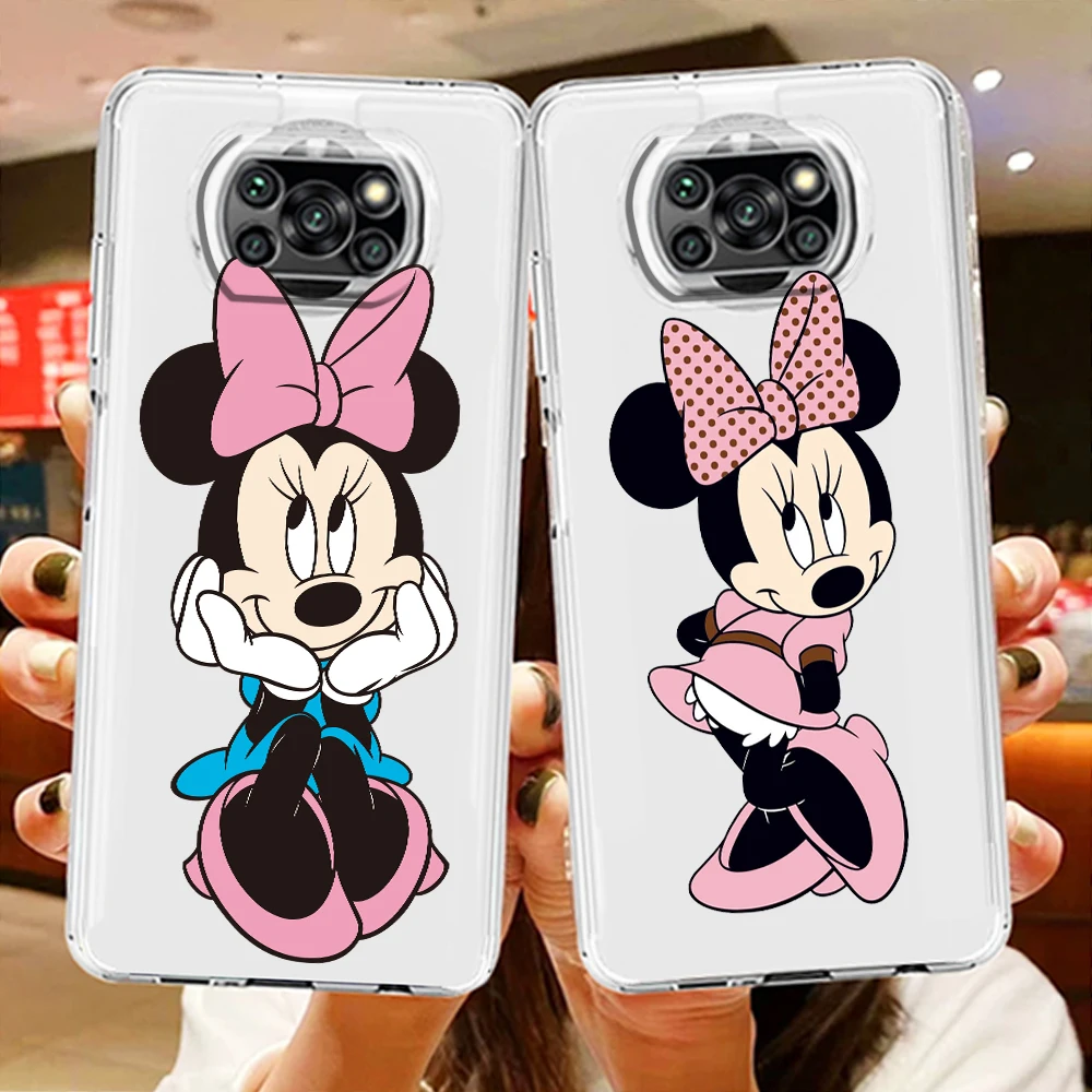 Couple Minnie Mouse Cute Phone Case For Xiaomi Mi Poco X4 X3 X2 NFC F4 F3 F2 F1 GT M4 M3 M2 Pro C40 C3 Transparent TPU Cover
Couple Minnie Mouse Cute Phone Case For Xiaomi Mi Poco X4 X3 X2 NFC F4 F3 F2 F1 GT M4 M3 M2 Pro C40 C3 Transparent TPU Cover
