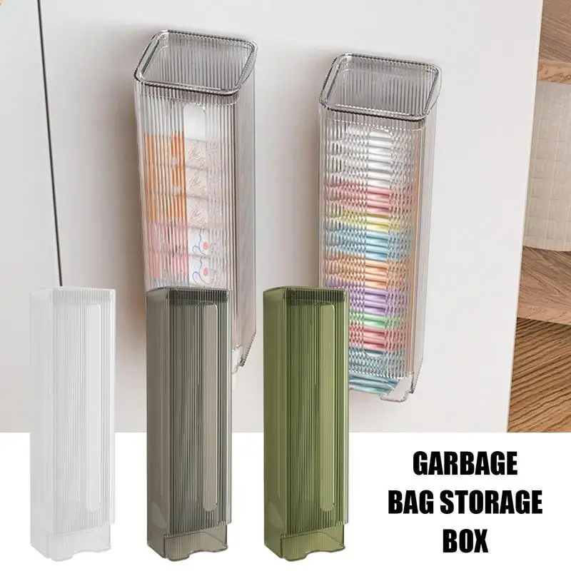 Garbage Bag Dispenser Wall Mounted Plastic Bag Holder Large Capacity Ashcan Dispenser Kitchen Trash Bag Holder Waste Bag Box
Garbage Bag Dispenser Wall Mounted Plastic Bag Holder Large Capacity Ashcan Dispenser Kitchen Trash Bag Holder Waste Bag Box