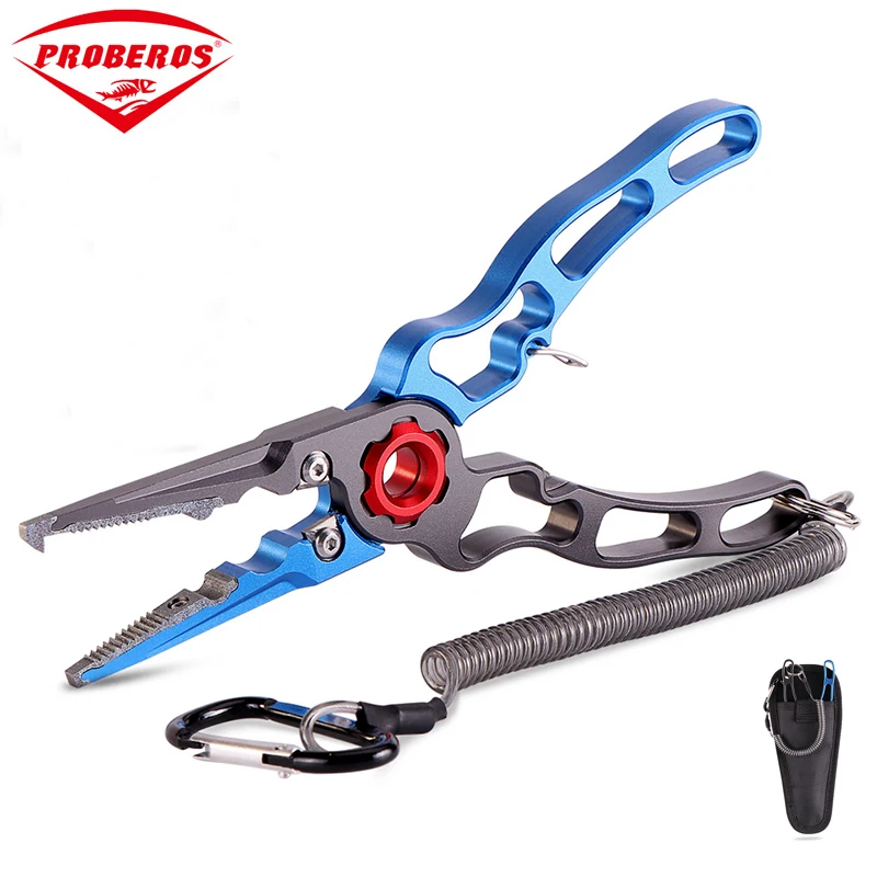 PRO BEROS Fishing Pliers Titanium Alloy Clamp Head Fishing Gear Saltwater Resistant Hook Remover Braid Line Cutting Tools
PRO BEROS Fishing Pliers Titanium Alloy Clamp Head Fishing Gear Saltwater Resistant Hook Remover Braid Line Cutting Tools