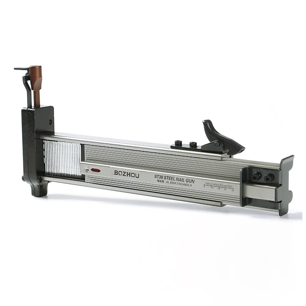 Manual Nailing Gun Aluminum Fuselag Automatic Cement Nail Gun Wire Slot Nailing Device Nailing Hardware Woodworking Tool
Manual Nailing Gun Aluminum Fuselag Automatic Cement Nail Gun Wire Slot Nailing Device Nailing Hardware Woodworking Tool