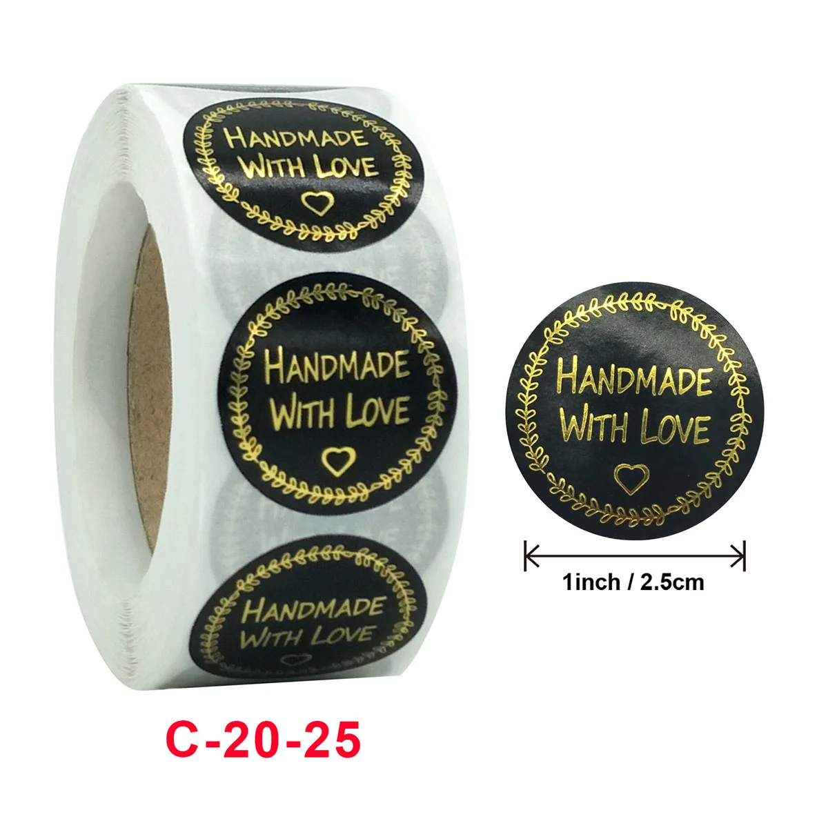500Pcs Handmade With Love Gold Letter Stickers For Customer Bakery Package Food Dessert Wrapping Supplies Labels Stationery
500Pcs Handmade With Love Gold Letter Stickers For Customer Bakery Package Food Dessert Wrapping Supplies Labels Stationery