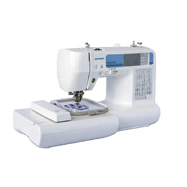 ZY1950N ZOYER household embroidery sewing machine domestic computer embroidery swing machine for home use
ZY1950N ZOYER household embroidery sewing machine domestic computer embroidery swing machine for home use
