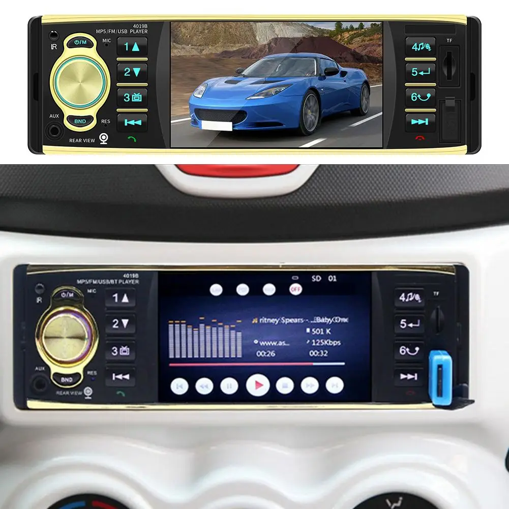 HD Screen Rearview Camera Built-in dashboard Car Stereo Radio Bluetooth In-dash Audio Head Unit Car MP5 Player
HD Screen Rearview Camera Built-in dashboard Car Stereo Radio Bluetooth In-dash Audio Head Unit Car MP5 Player