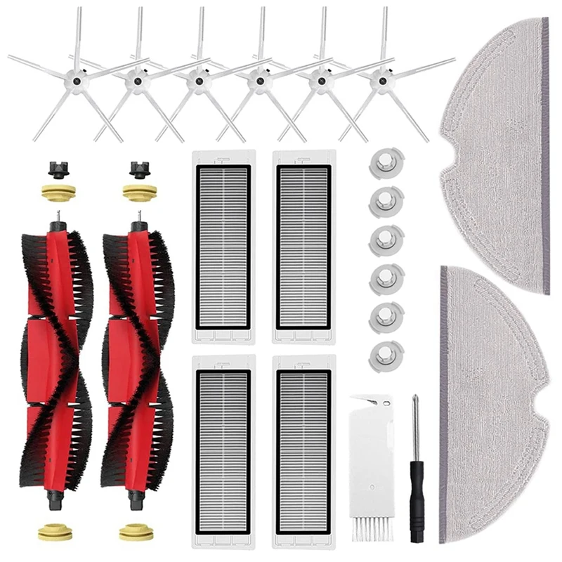 Replacement Parts Roller Brush Side Brushes HEPA Filter For Roborock S50 S51 S5 Robot Vacuum Cleaner Accessories
Replacement Parts Roller Brush Side Brushes HEPA Filter For Roborock S50 S51 S5 Robot Vacuum Cleaner Accessories